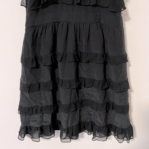 TIBI Silk Mini Ruffle Dress - Picture 7 of 12